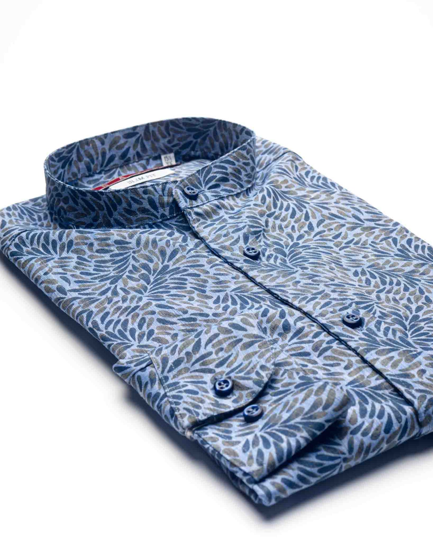 camicia uomo slim coreana stampa giungla