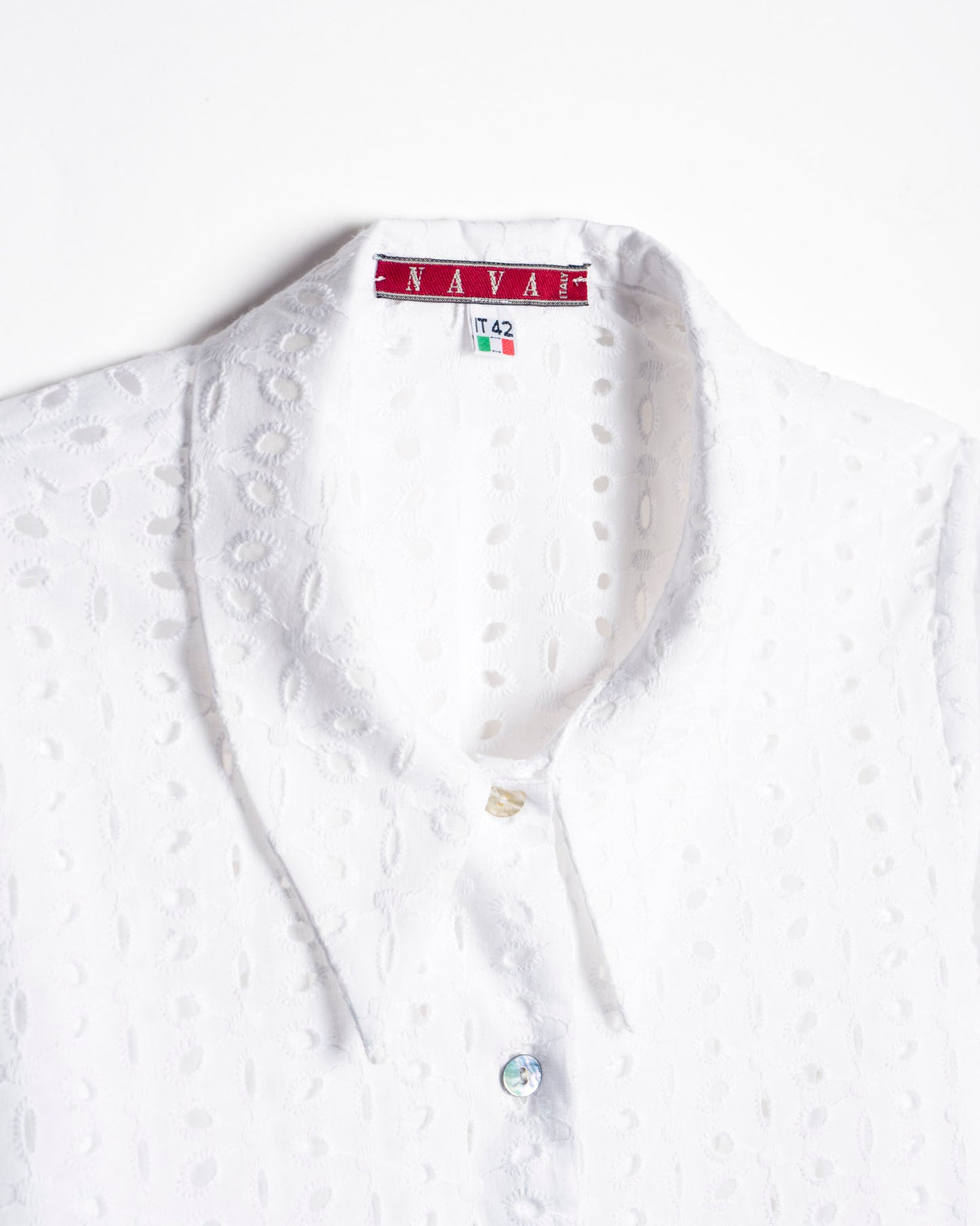 Camicia da donna Gabry in Pizzo San Gallo