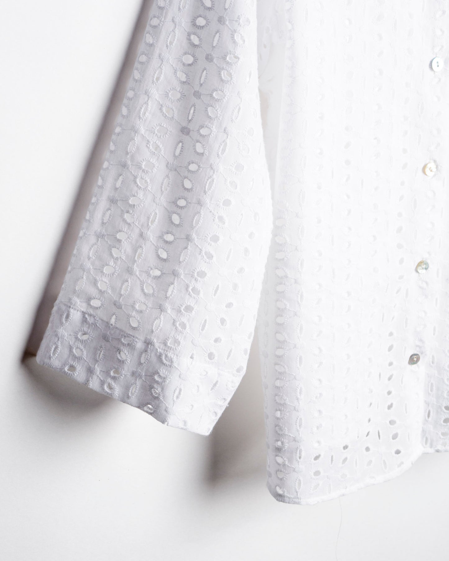 Camicia da donna Gabry in Pizzo San Gallo