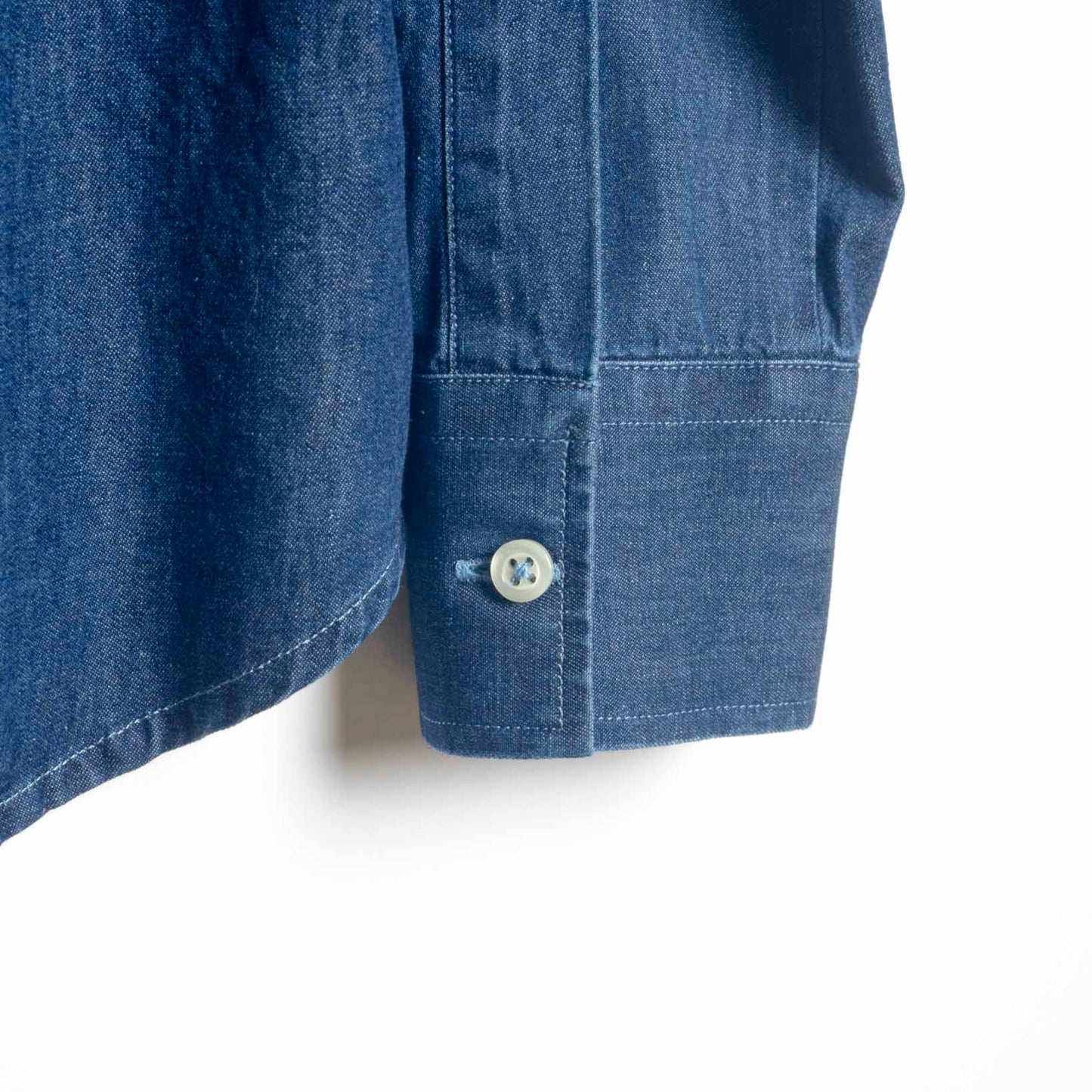 camicia donna slim cotone jeans denim blu made in italy