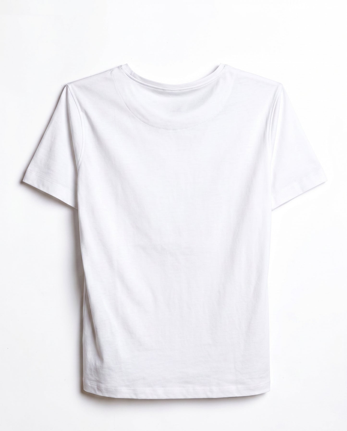 t-shirt bianca in cotone