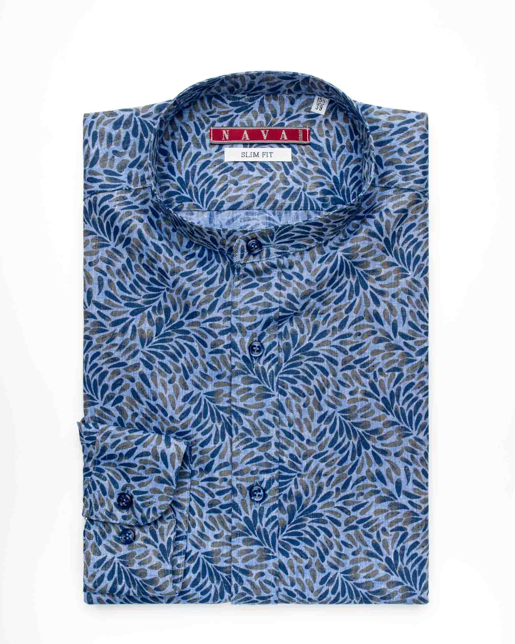 Camicia da uomo PORTOFINO in misto Lino Nava Camicie