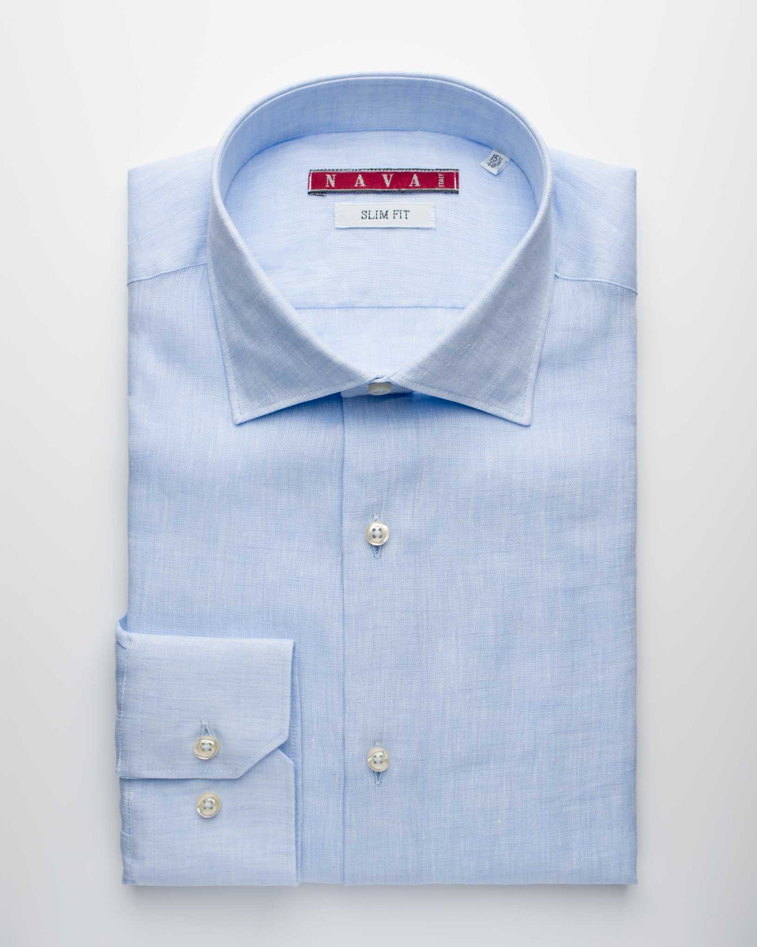 camicia uomo slim azzurra