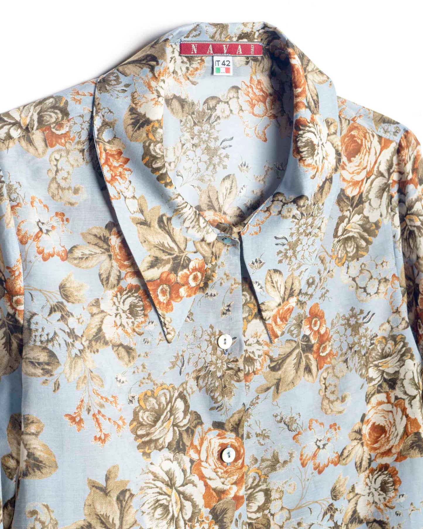 floreale azzurro
