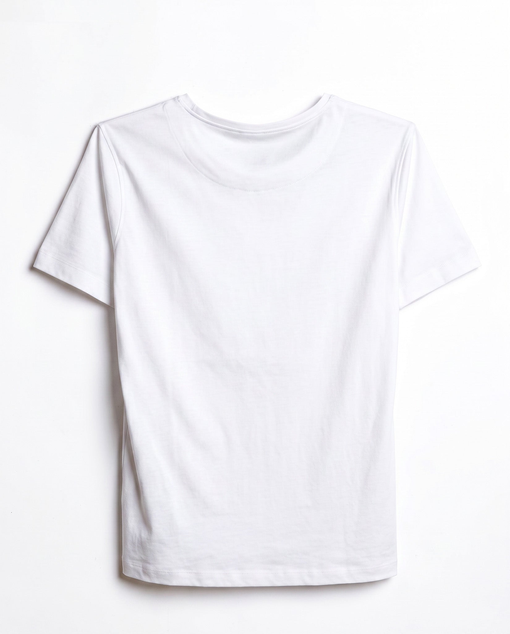 t-shirt bianca in cotone
