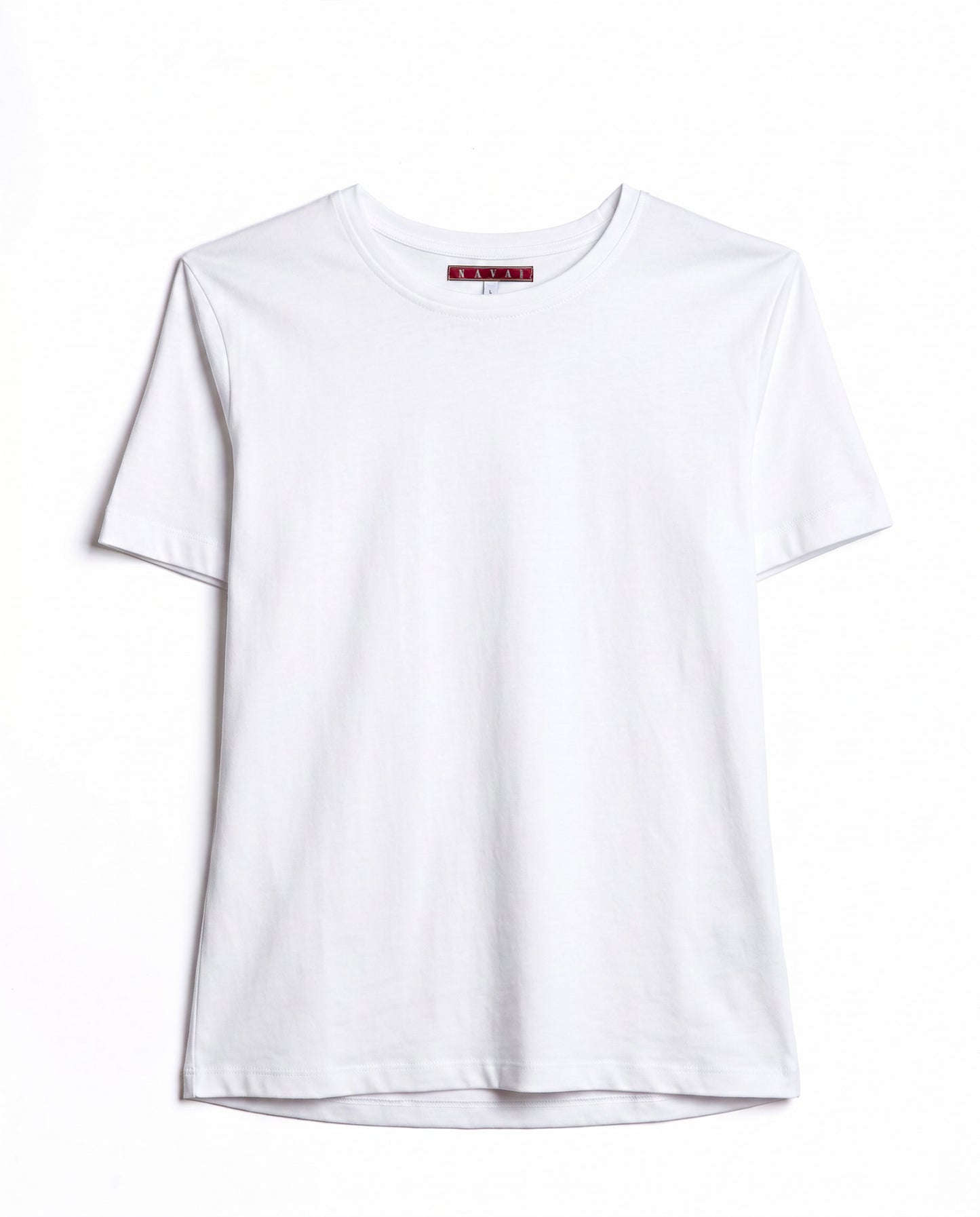 t-shirt bianca in cotone