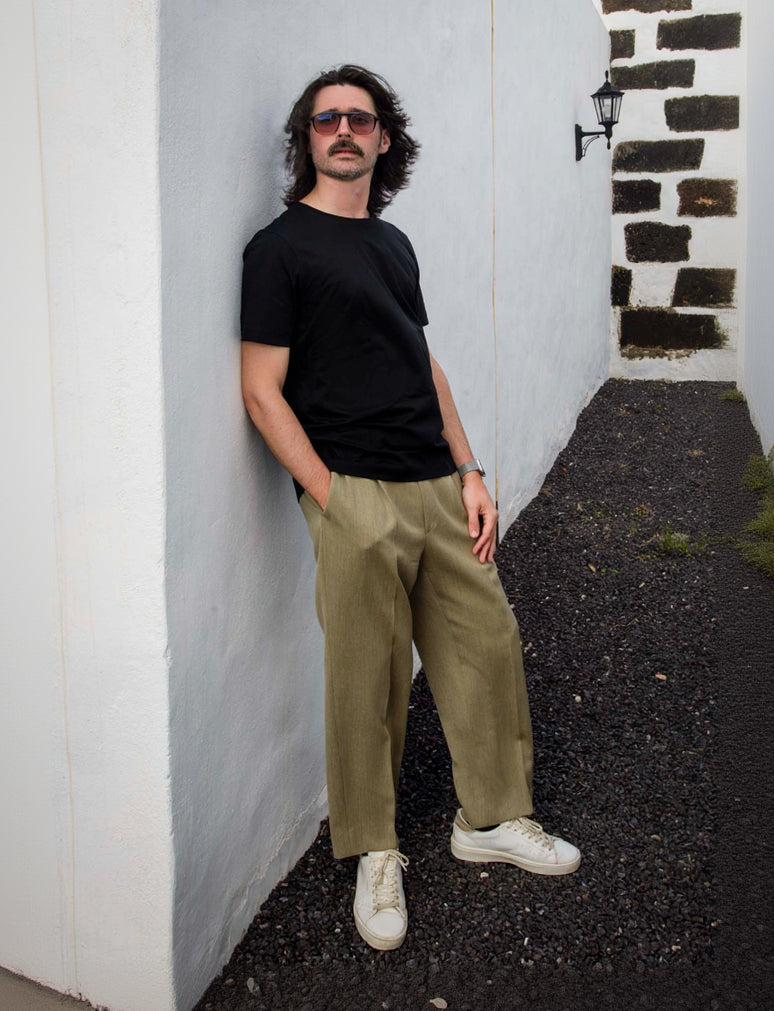 t-shirt nero in cotone