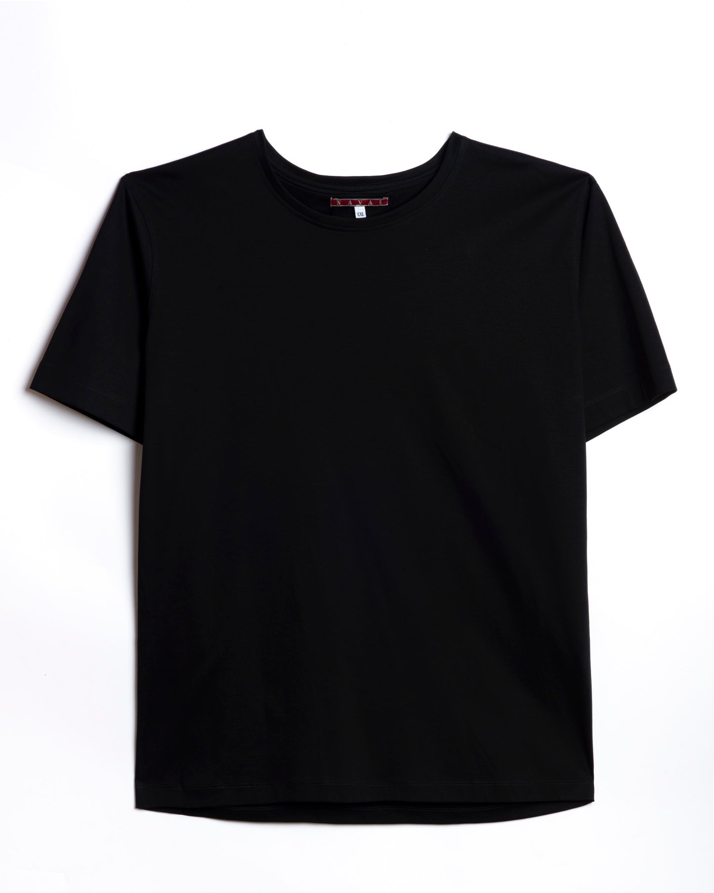 t-shirt nero in cotone