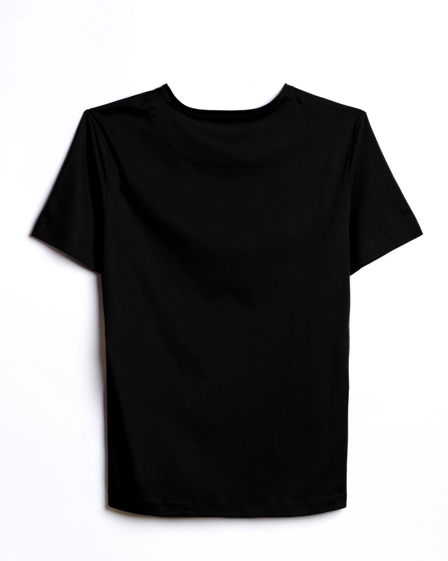 t-shirt nero in cotone