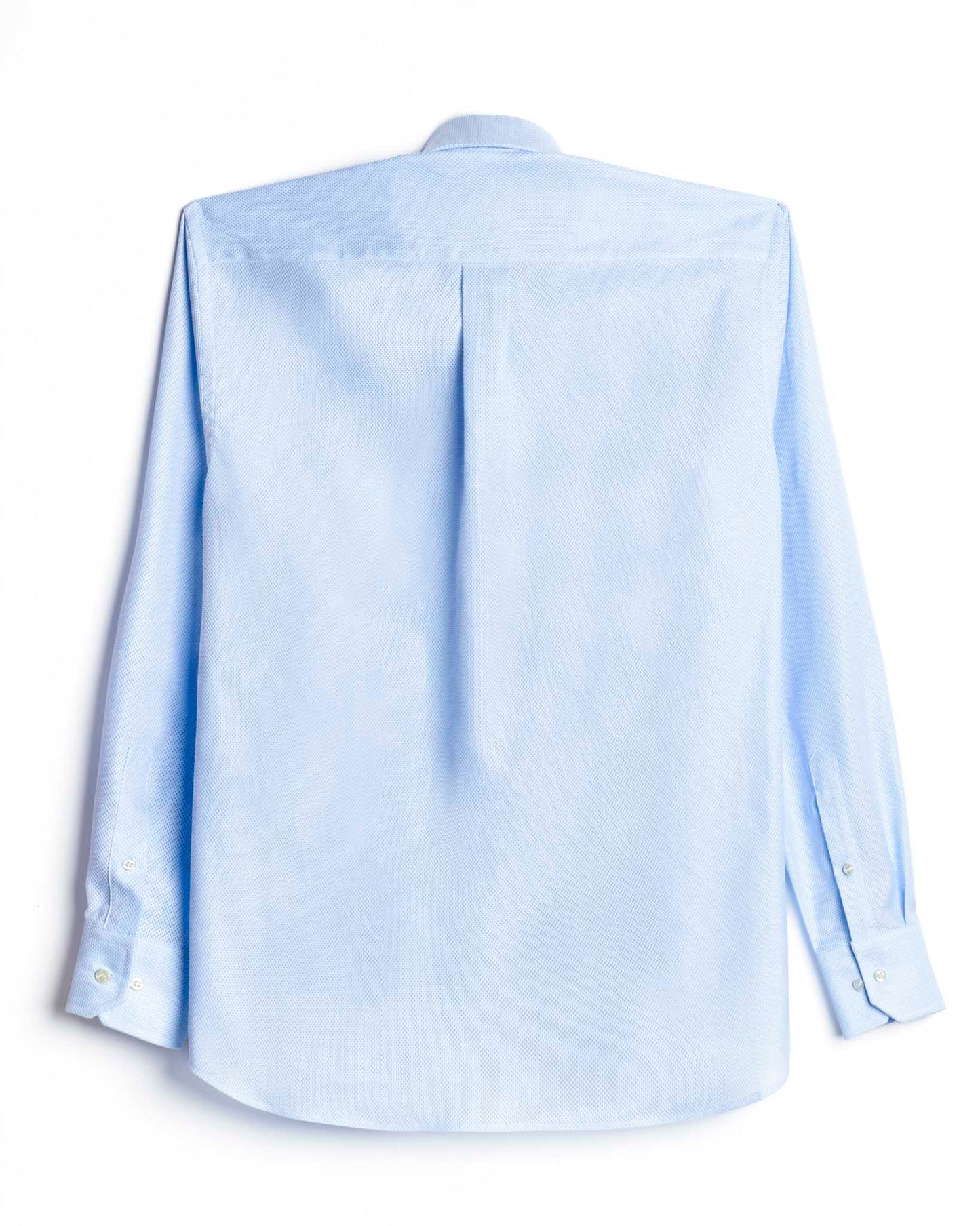 camicia uomo regular cotone giro inglese button down azzurro