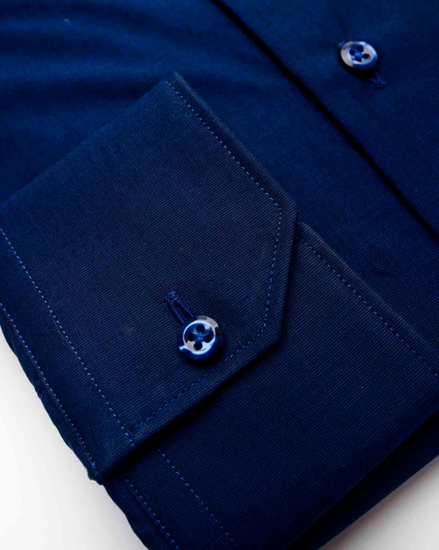 camicia da uomo regular blu scuro in cotone filafil resistente