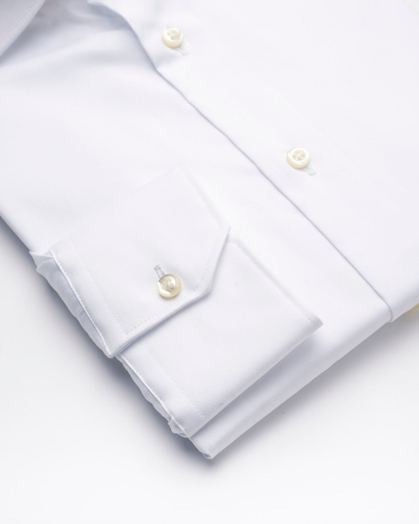 camicia uomo regular collo francese cotone no stiro pinpoint bianco