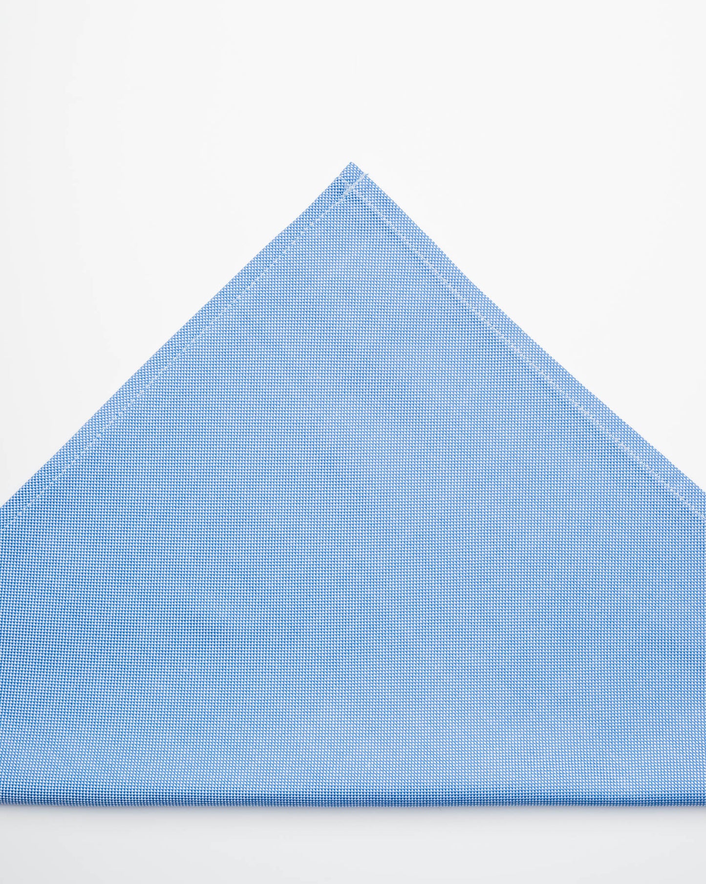 pochette in oxford azzurro 100% cotone 