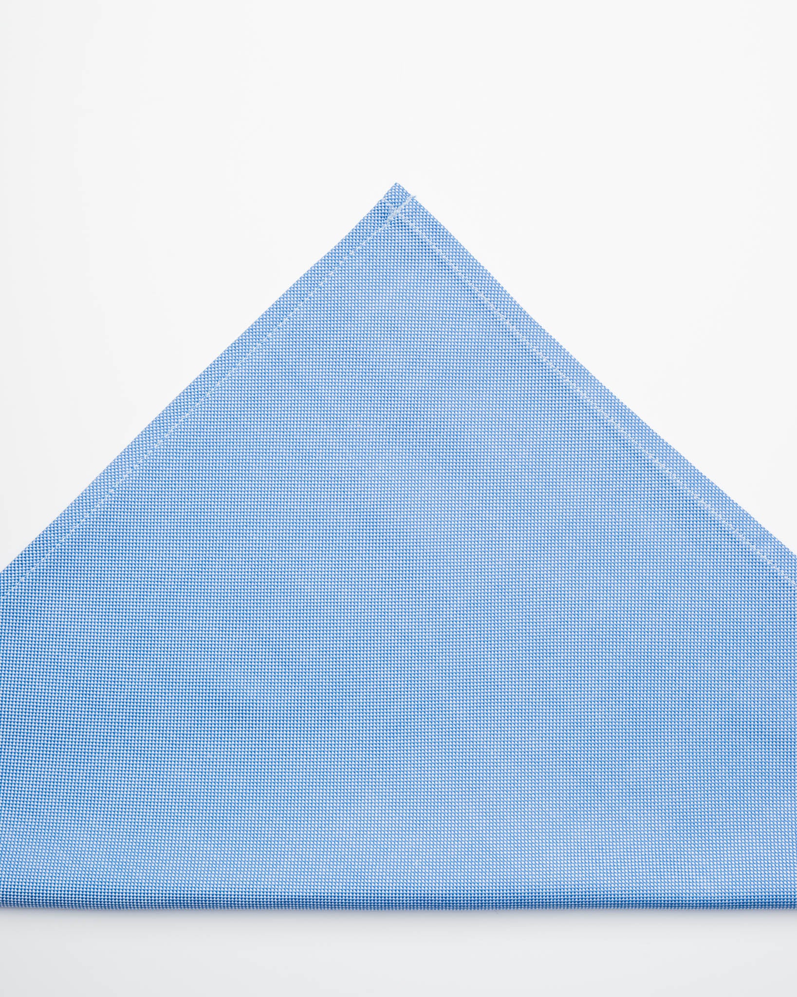 pochette in oxford azzurro 100% cotone 